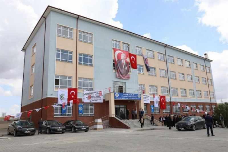 Ankara Üniversitesi Bala Meslek Yüksekokulu açıldı