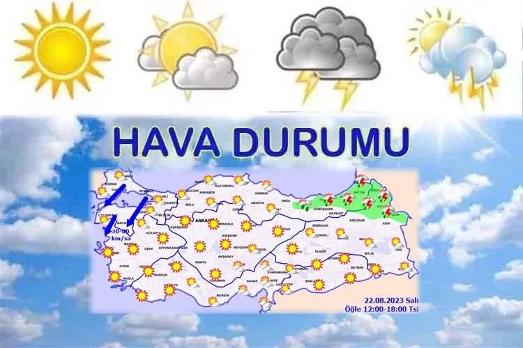 Yurtta bugün hava nasıl olacak?