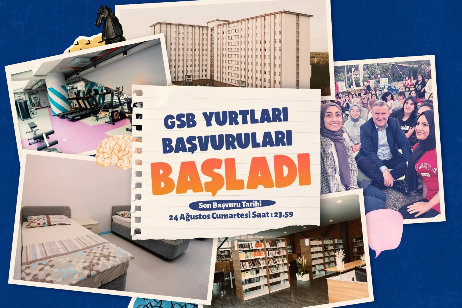 Yurt başvuruları başladı