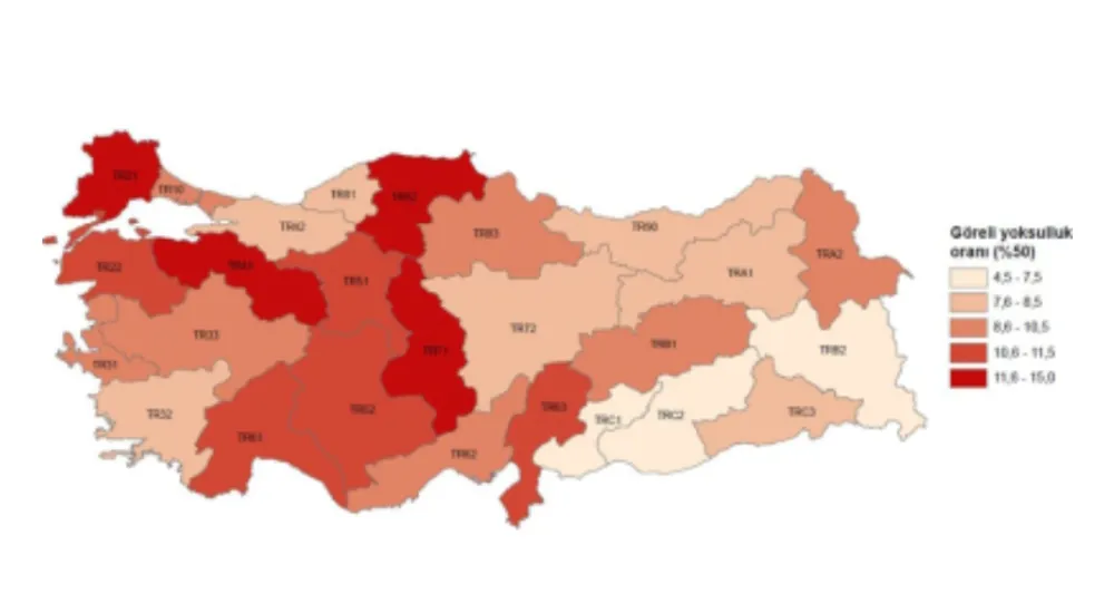 En yoksul şehirler belli oldu 